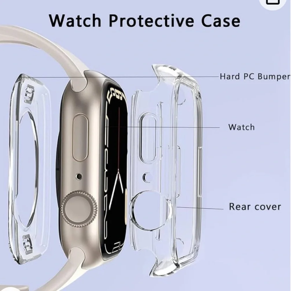 Clear Bumper Case for Apple Watch